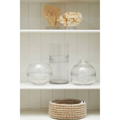 Optik Clear Glass Tall Vase