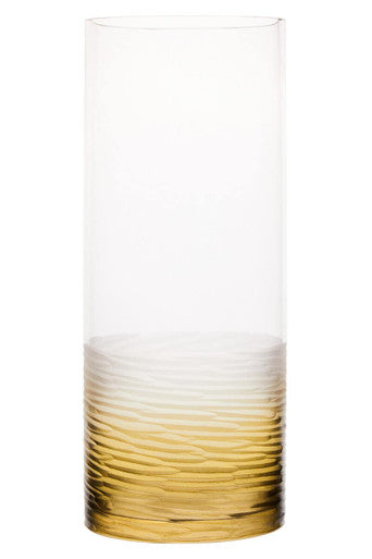 Caila Large Textured  Ombre Glass Vase