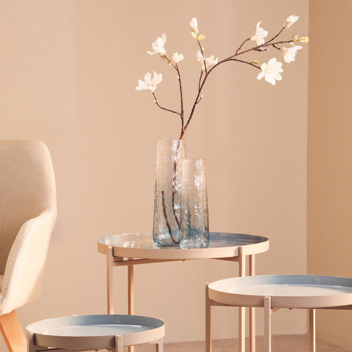 Brock Small Blue Ombre Glass Vase