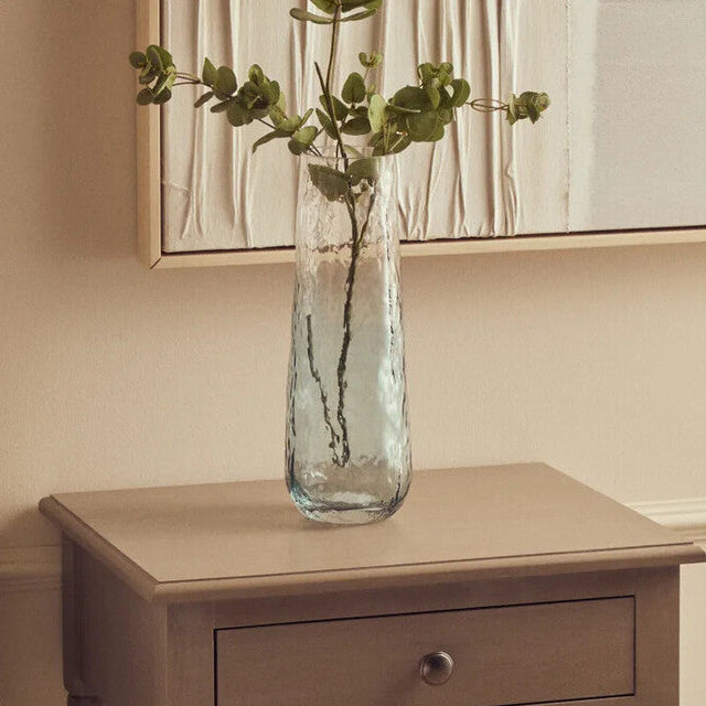 Brock Large Blue Ombre Glass Vase