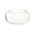 Ambra Clear Glass Globe Vase with Rounded Design