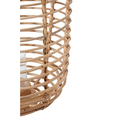 Mataram Tall Natural Rattan Lantern