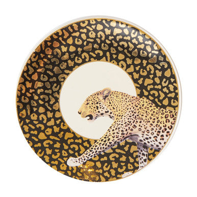London Leo Set Of 4 Canape Plates
