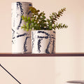 Large Black and White Ceramic Vase | Sorrell