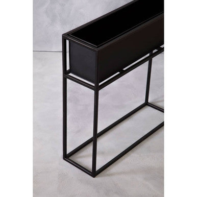 Floor Standing Black Plant Box | Asher