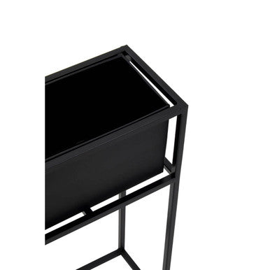 Floor Standing Black Plant Box | Asher