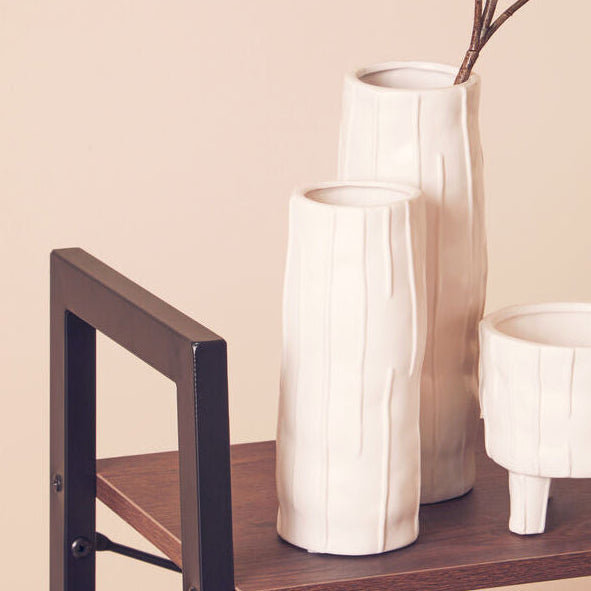 Fara White Large Vase