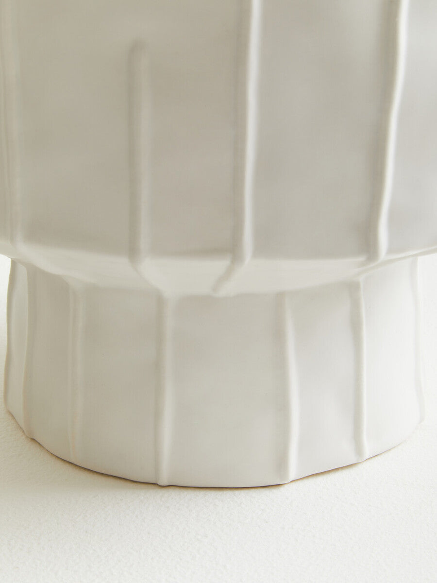 Fara White Vase