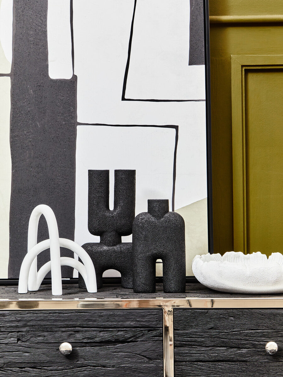 Broc White Arched Sculpture