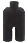 Large Black Sculptured Vase | Broc