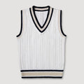 Thick V-neck Pullover Woolen Student Sleeveless School Uniform Sweater Vest