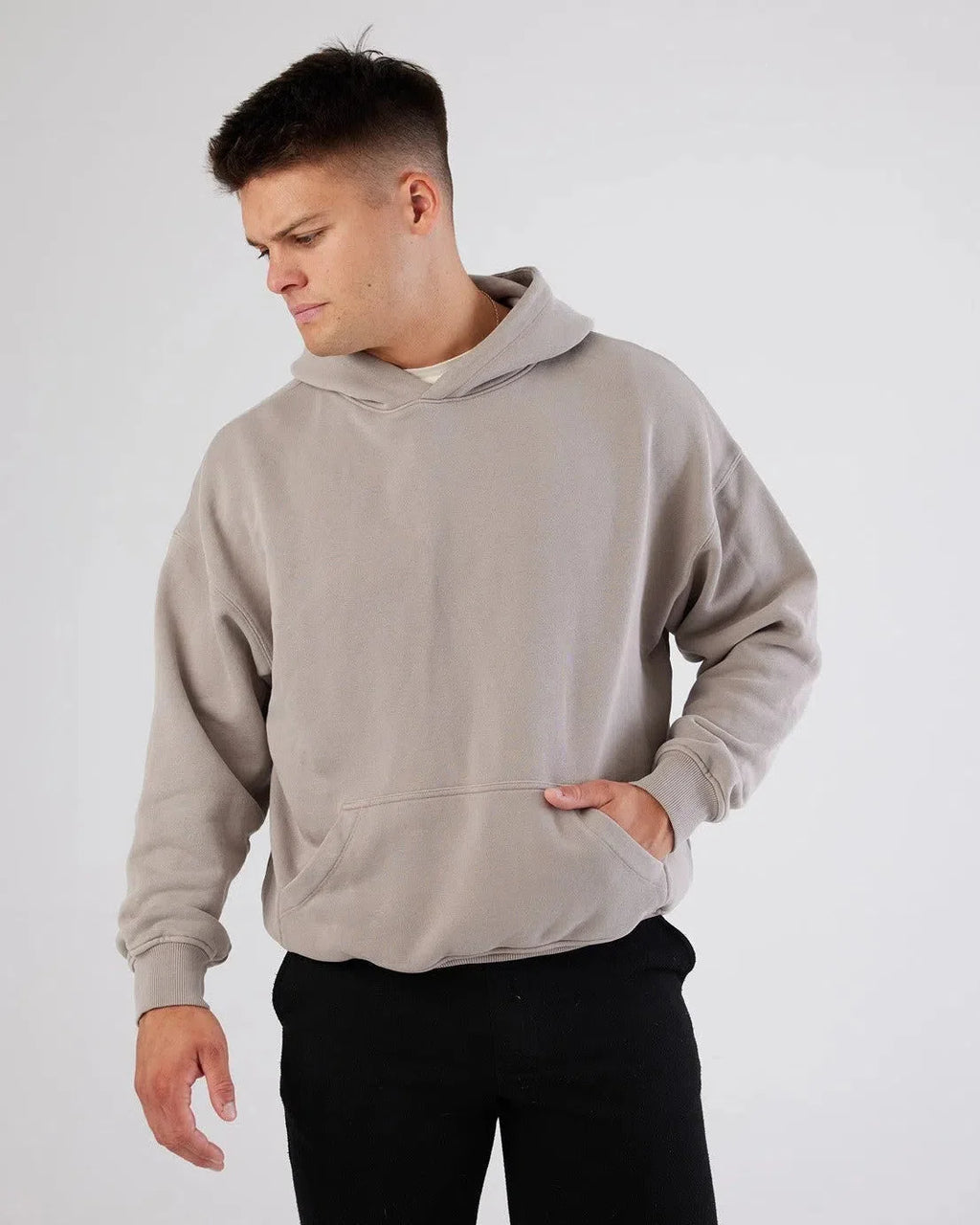 Positano Heavyweight Hoodie Beige