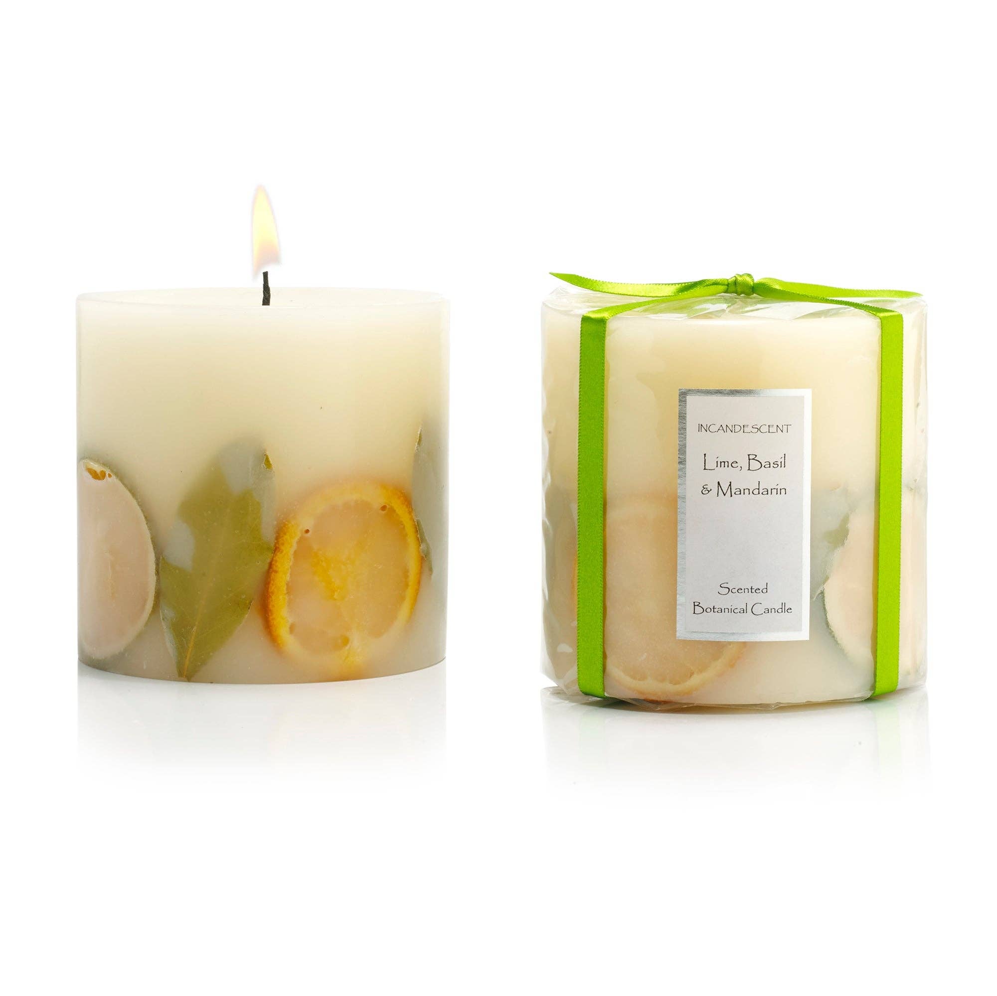 Lime, Basil & Mandarin Botanical Candle