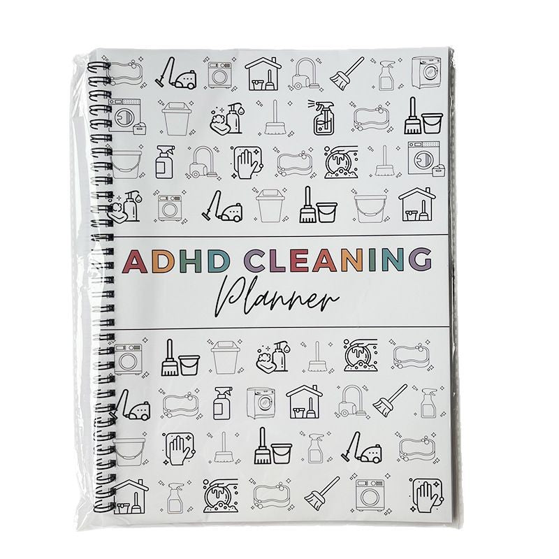 Multi-Action Cleaning Planner Coil Notebook