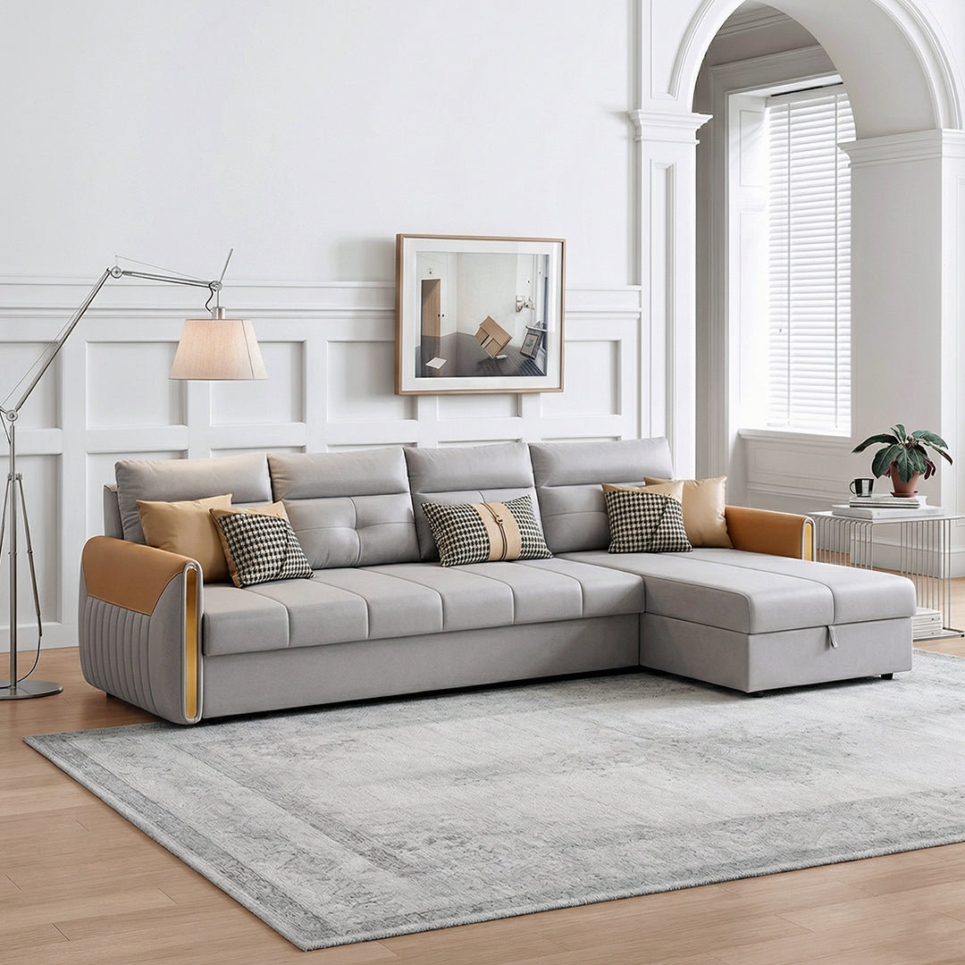 Malhotra L Shape Sofa Bed, Small Corner Sofa Bed