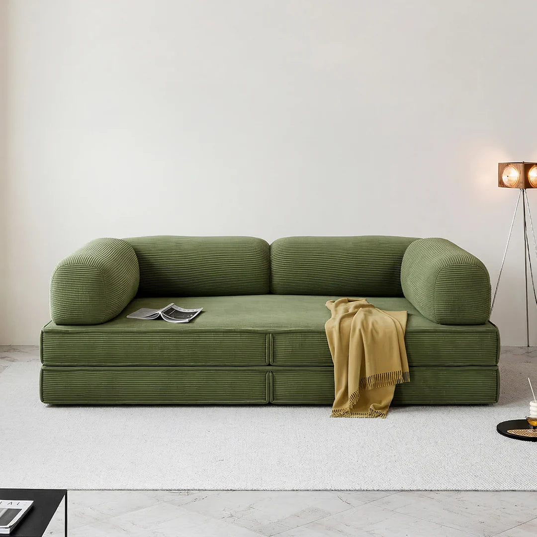 Van Buren Foldable Lazy Sofa Bed, Corduroy