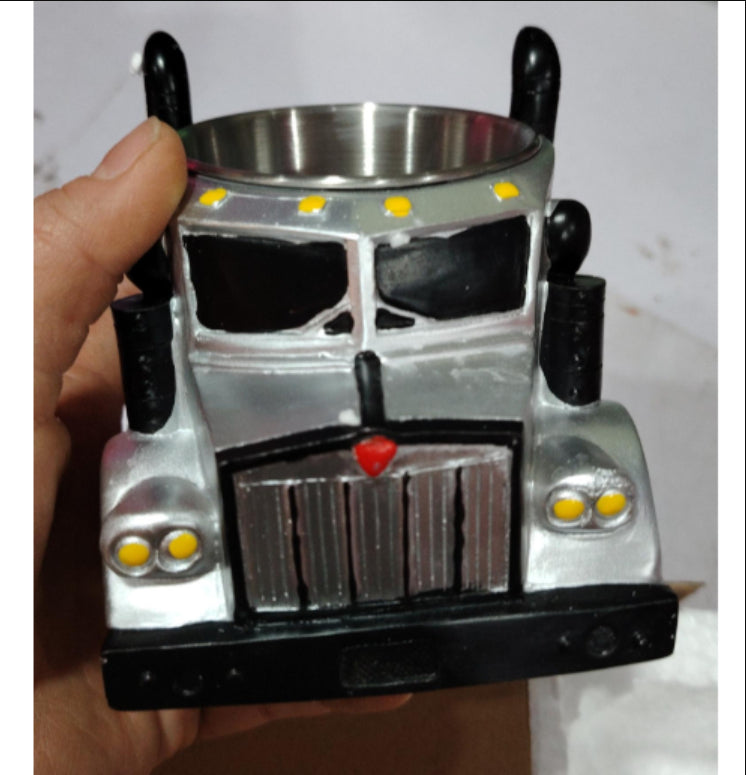Durable Truck Coffee Mug Semi Truck Handcrafted Coffee Cup Semi-trailer Shaped Semi-Truck Coffee Mugs For Family