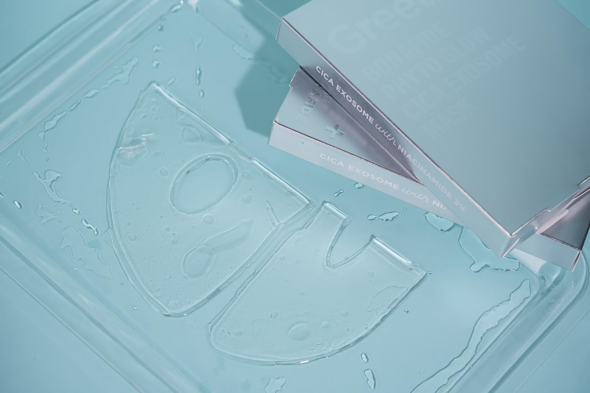 153US Phyto Glow Cica Exosome Mask – 25g x 5 Vegan Hydrogel Sheets, Centella Exosome & Niacinamide 3%