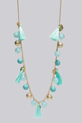 Louche Laura Tassel And Bead Necklace - Gold