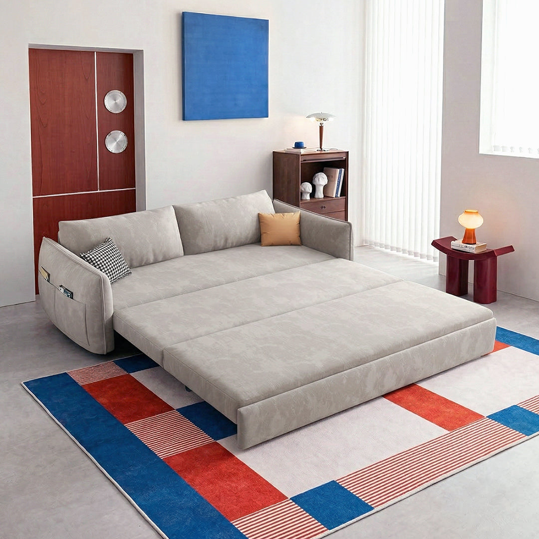 Fernandez Two Seater, Three Seater Sofa Bed With Storage, Suede