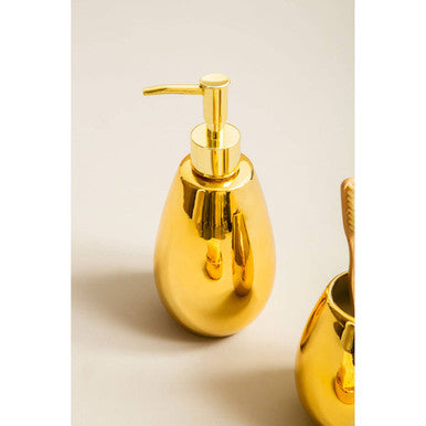 Magpie Dolomite Gold 3 Piece Bathroom Set