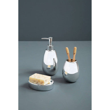 Magpie Dolomite Silver 3 Piece Bathroom Set