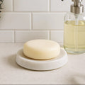 Abaska Off White Marble Bathroom Soap Dish