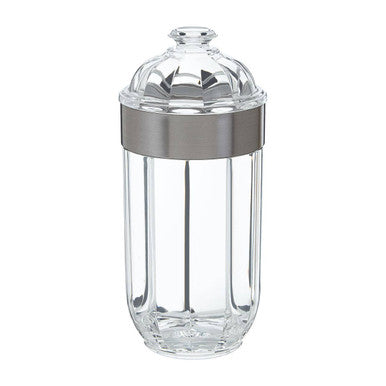 Guan Large Silver Acrylic Storage Jar