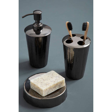 Vaco Hammered Black Nickel Finish Soap Dish