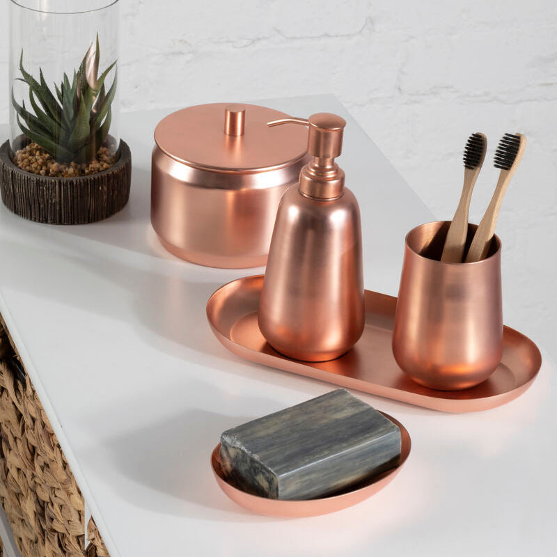TrazeCopper Finish Soap Dish