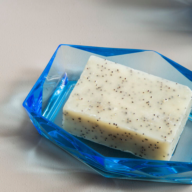 Dow Blue Acrylic Soap Dish