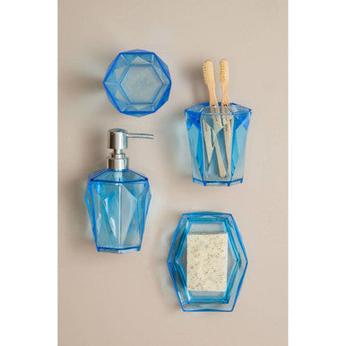 Dow Blue Acrylic Toothbrush Holder