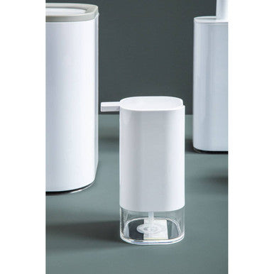 Ando White Acrylic Lotion Dispenser with Press Pump