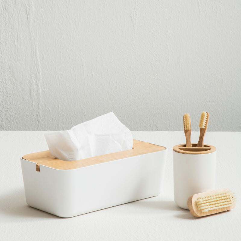 Canyon White Toothbrush Holder
