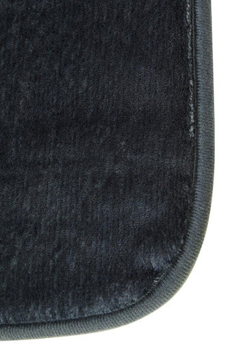 Soak Charcoal Grey Bath And Pedestal Mat Set