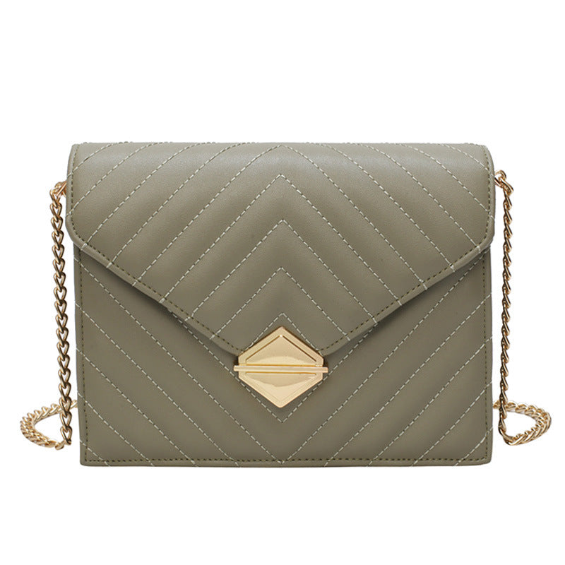 Chain Shoulder Bag Fashion Rhombus Small Square Bag