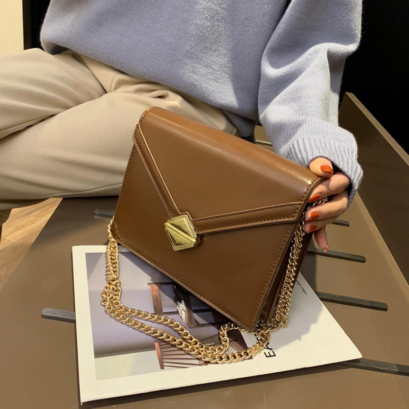 Chain Shoulder Bag Fashion Rhombus Small Square Bag