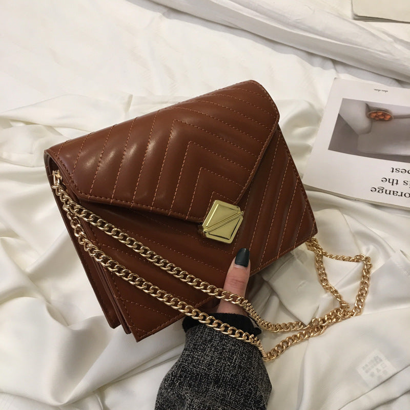 Chain Shoulder Bag Fashion Rhombus Small Square Bag