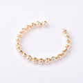 Pearl Bracelet Ladies 14K Gold Plated Mother's Day Gift