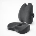 Ergonomic Car Lumbar Support Cushion Set - Memory Foam Back & Seat Cushion for Office & Car