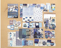 88 Vintage Planner Stickers, Background Paper