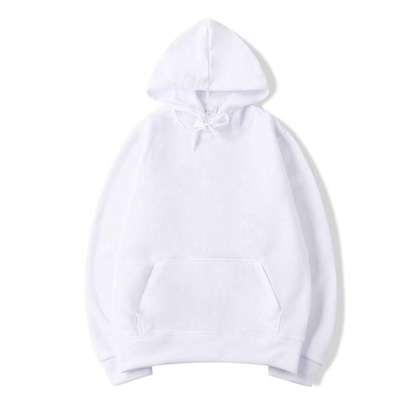 Men's Solid Color Fleece Pullover Sweater