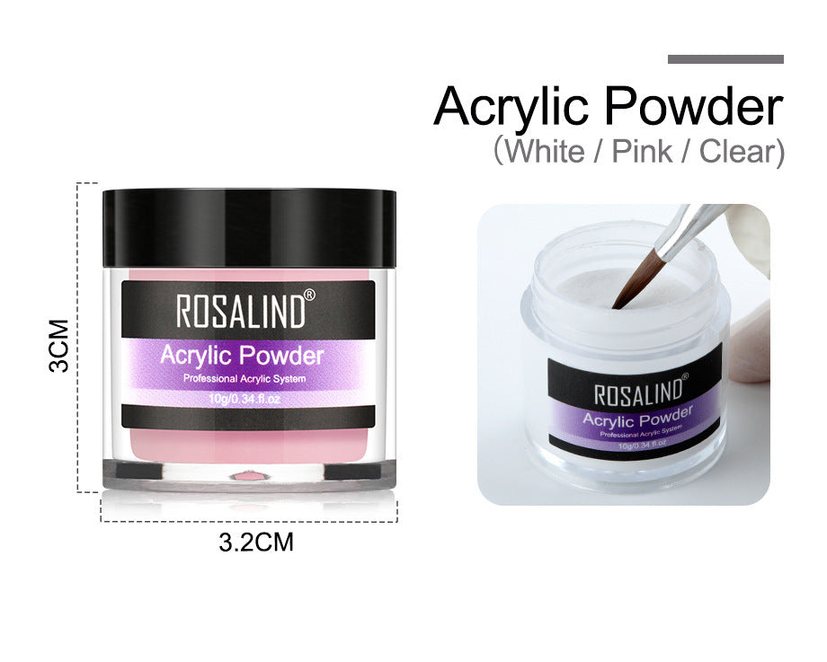 Professional Acrylic Nail Kit - Complete System with Powder, Liquid & Tools for Salon-Quality Manicure