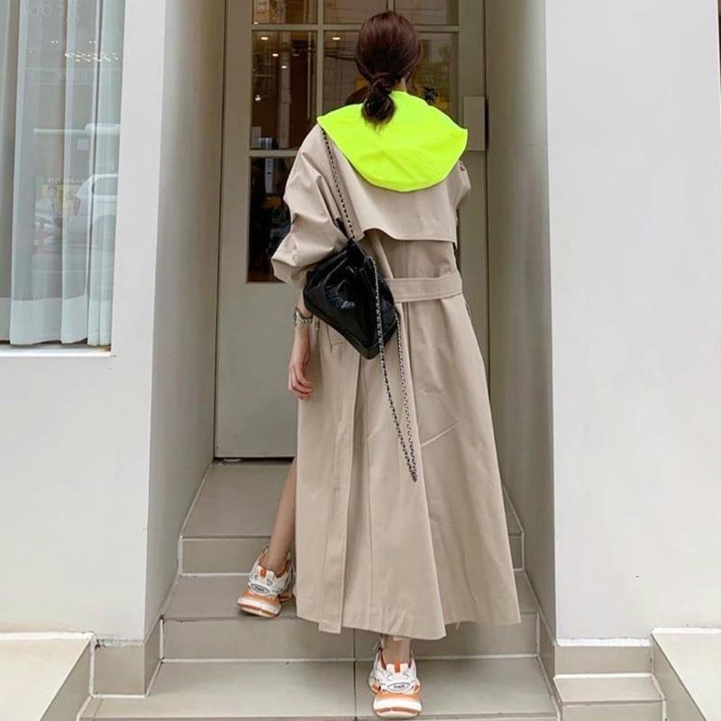 Retro Tooling Trench Coat Women's Mid-length