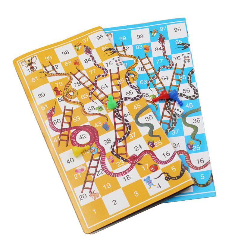 Children'S Day Gift Board Game Checkers Snake Ladders Snake Chess Children'S Puzzle Game Chess Parent-Child Chess Gift