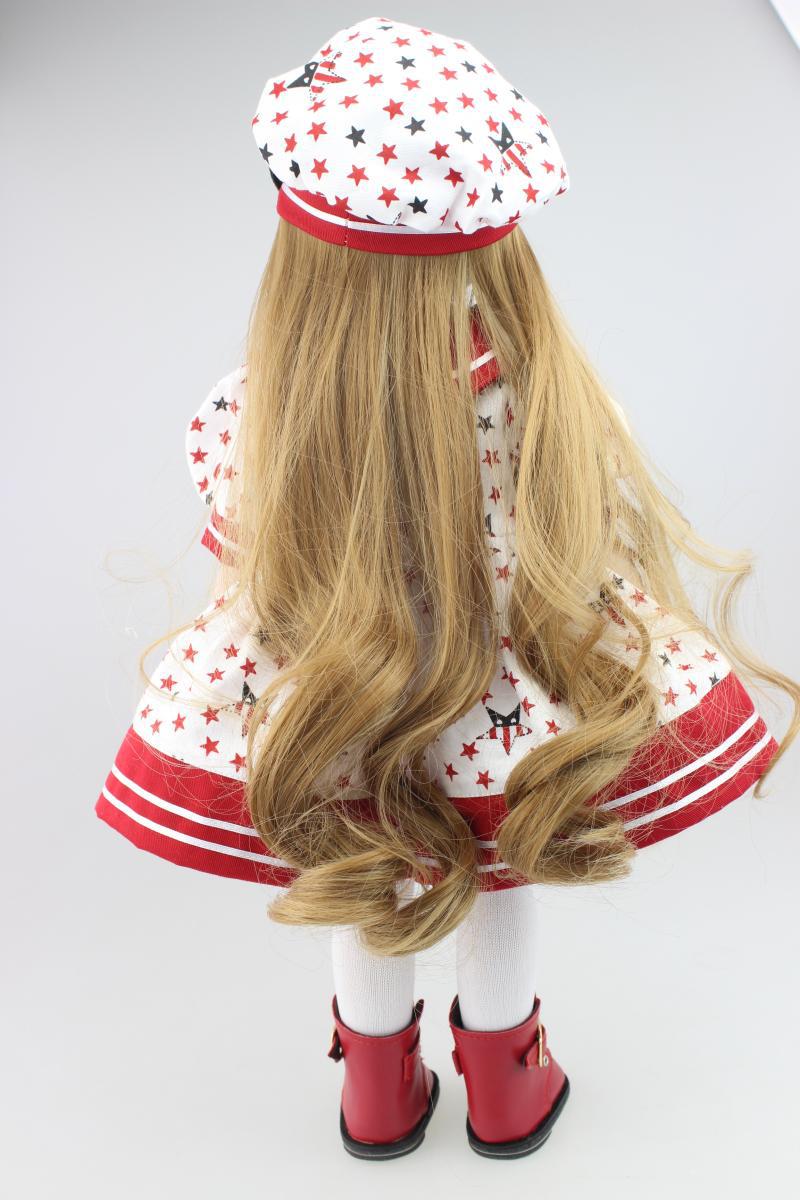Girl Toy Gift Long Hair Dressing Up Dress Up Play House Toy Princess Doll Children'S Day Gift