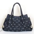 Color Matching Portable Messenger Leather Handbag