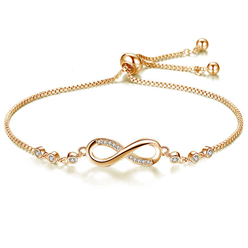 Adjustable  Eight Female Bracelet
