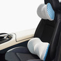 Memory Foam Car Headrest Lumbar Support Set