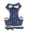 New Dog Leash Suit Vest-Style Bowknot Chest Back
